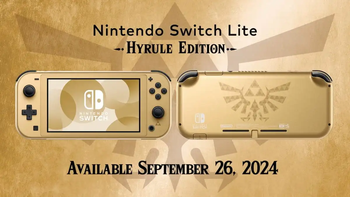L'édition Hyrule de la Nintendo Switch Lite