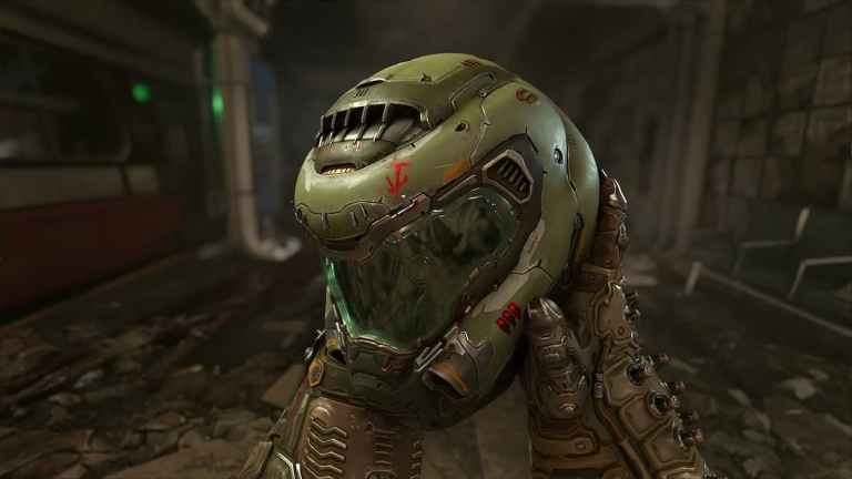 Doom Guy's helmet