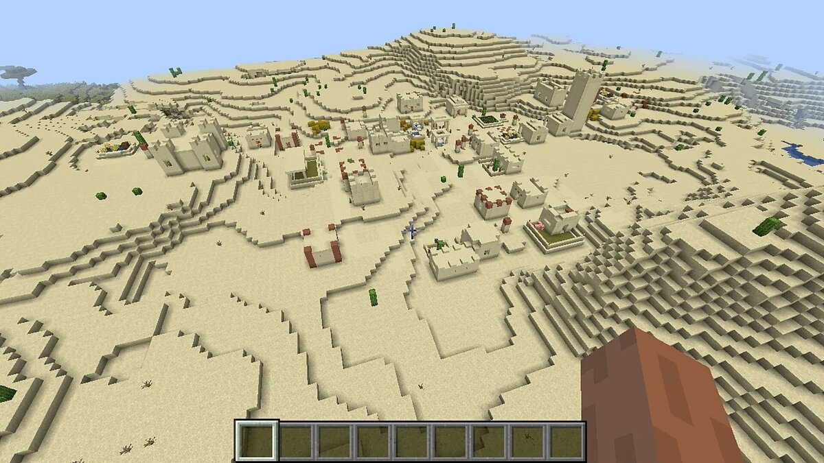 Immense village du désert dans Minecraft