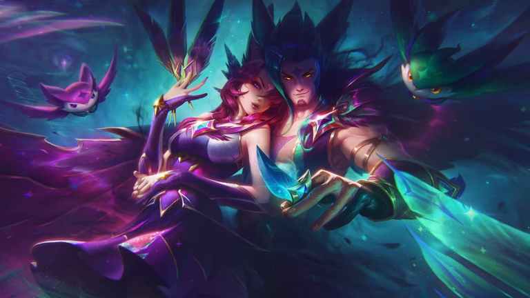 League of Legends Xayah and Rakan Star Guardians