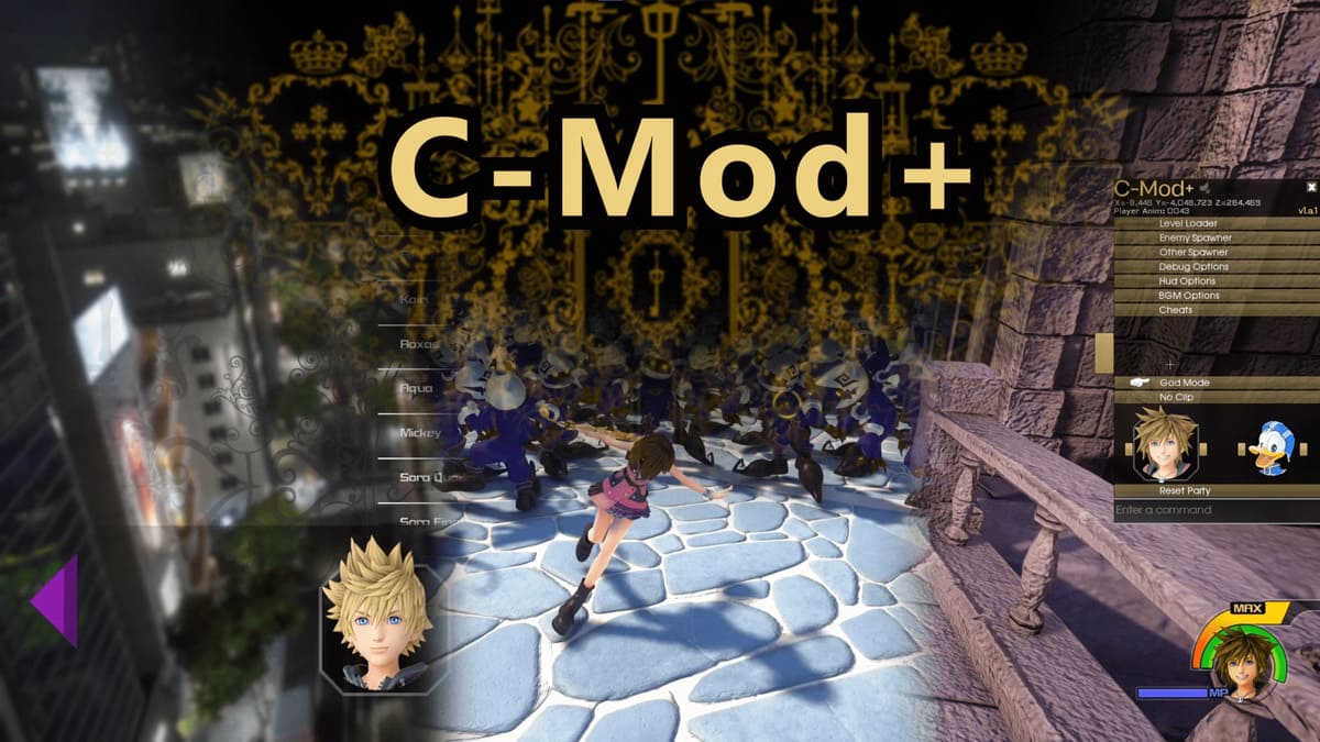 Menu C-Mod pour le chef-d'œuvre Kingdom Hearts Integrum