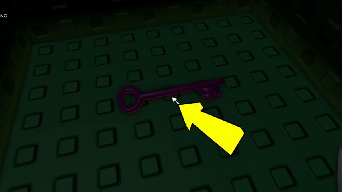 Labyrinthe vert contenant la clé violette