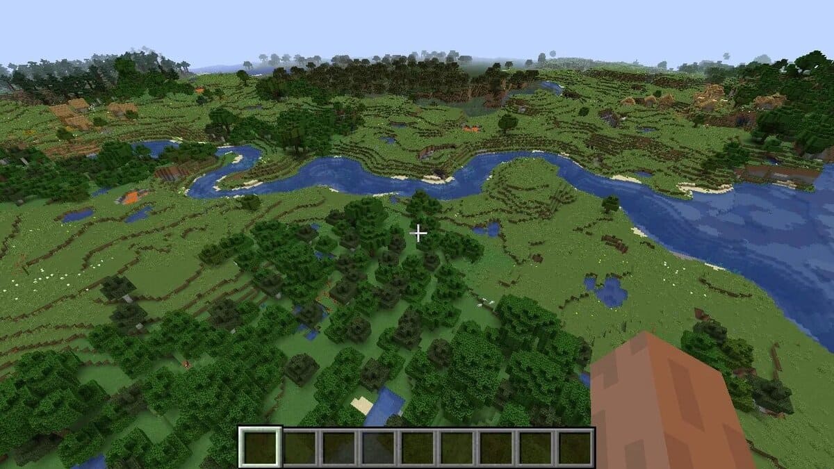 Village des doubles plaines dans Minecraft