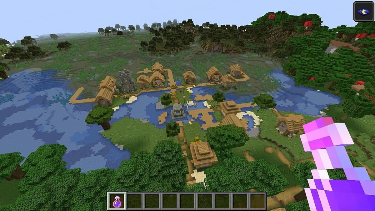 Village des marais dans Minecraft