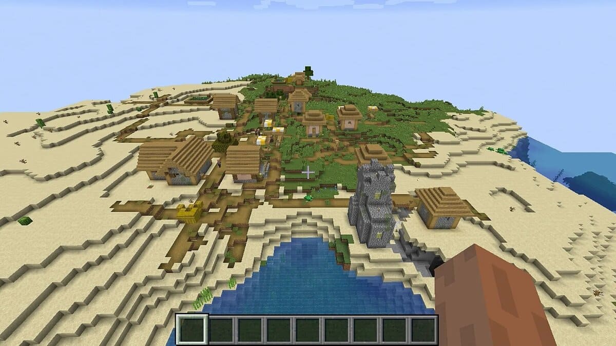Village du désert et des plaines dans Minecraft