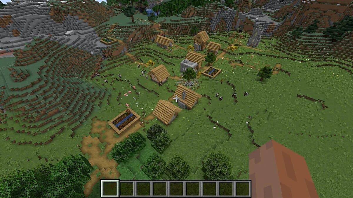 Forgeron et village dans Minecraft