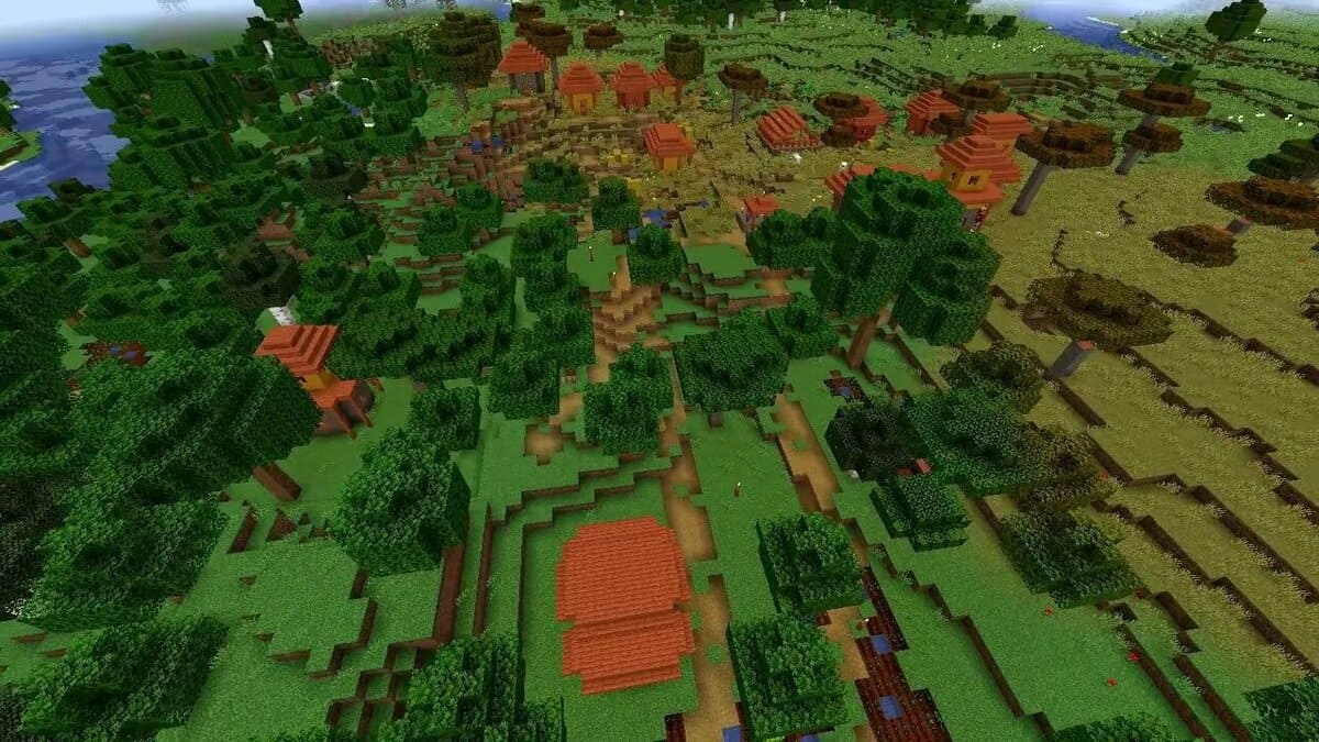Village de jungle et d'acacias dans Minecraft