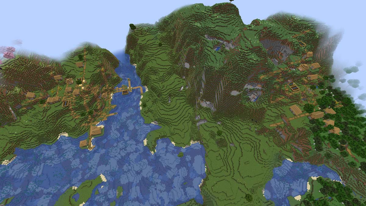 Village de Double Plains dans Minecraft