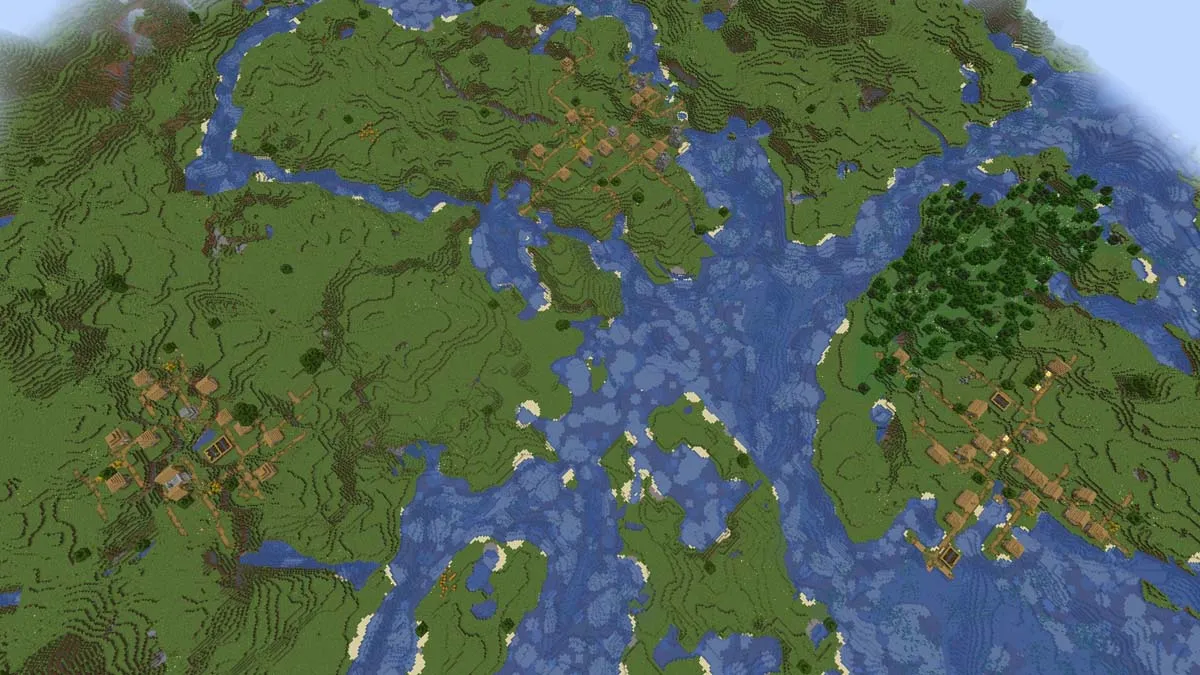 Village des plaines triples dans Minecraft