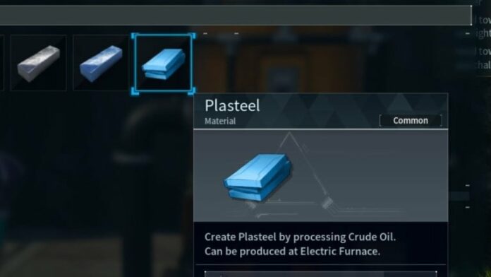 Comment fabriquer du Plasteel dans Palworld
