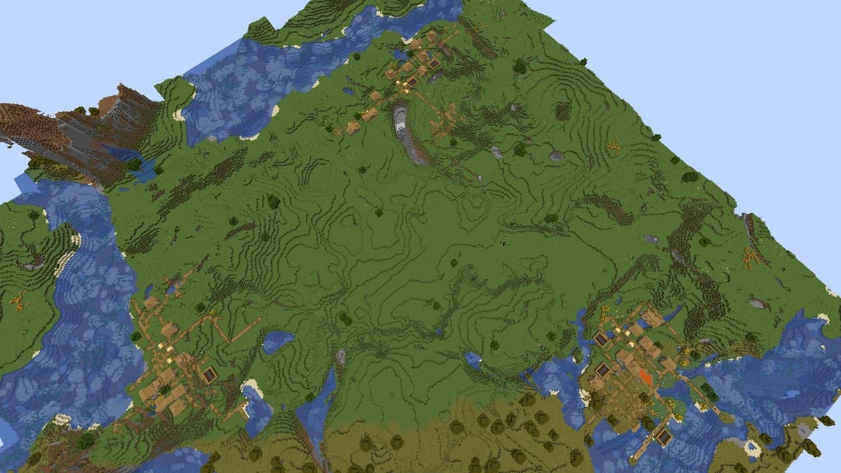 Village des plaines triples dans Minecraft