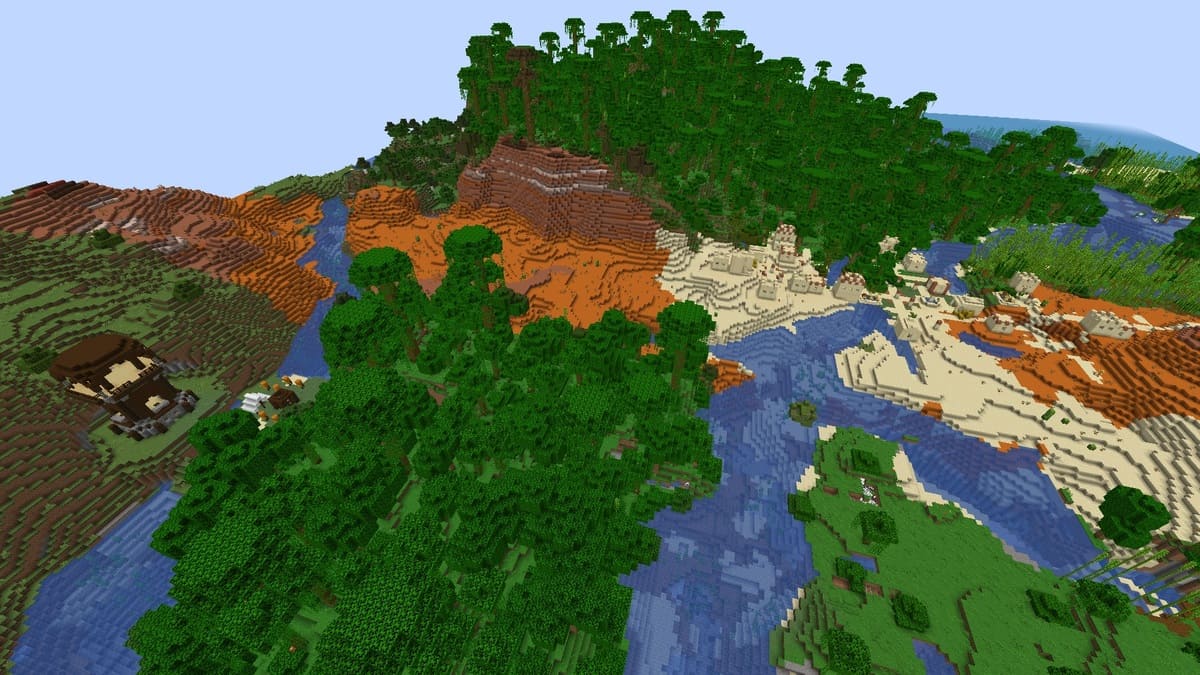 Avant-poste et village des pillards dans Minecraft