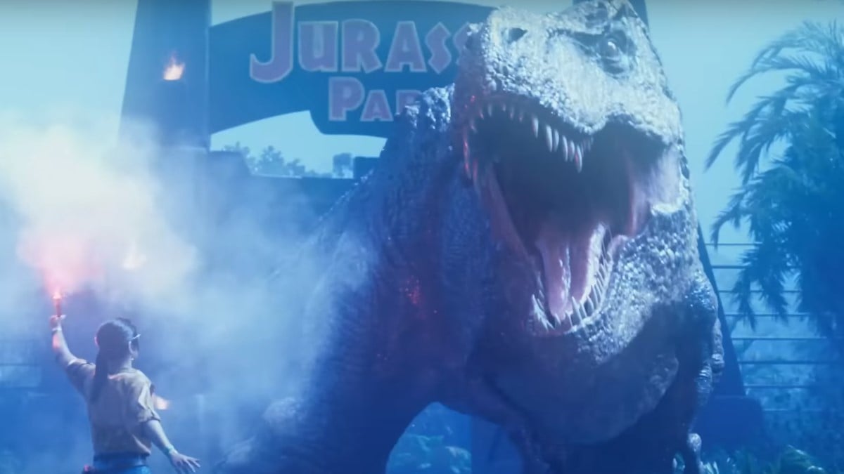 Le rugissement du T-Rex dans Jurassic Park : Survival
