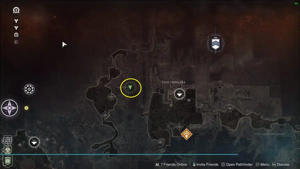 L'emplacement du coffre prismatique divisé dans Destiny 2