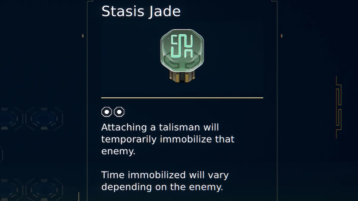 Description de la pierre de jade de stase