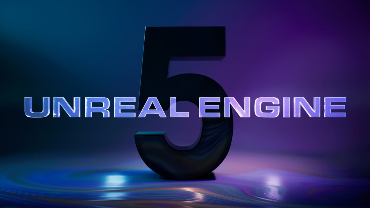 Le logo de l'Unreal Engine 5