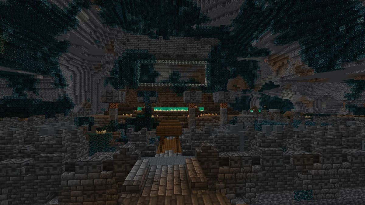 Portail de la ville antique dans Minecraft