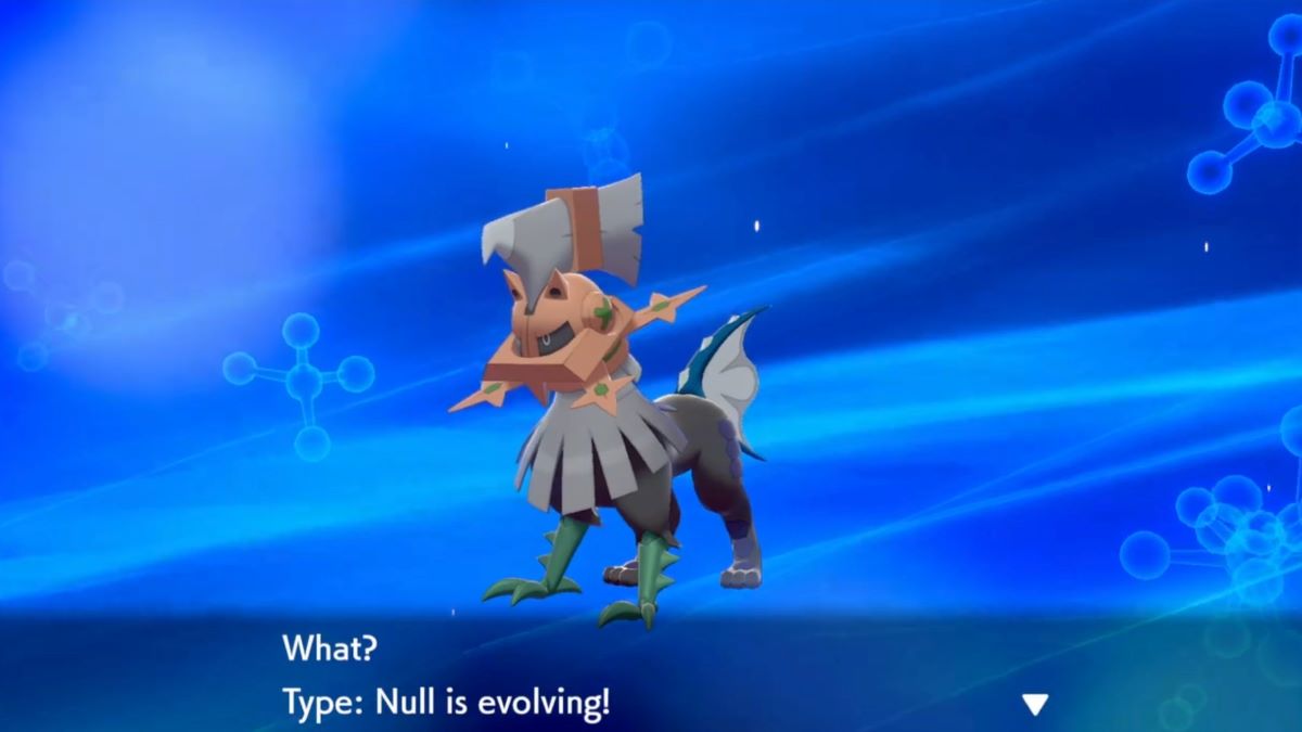 Type : Null évolue dans Pokémon Épée