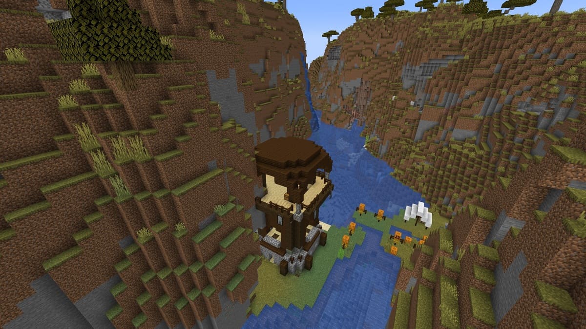 Avant-poste des pillards du canyon dans Minecraft