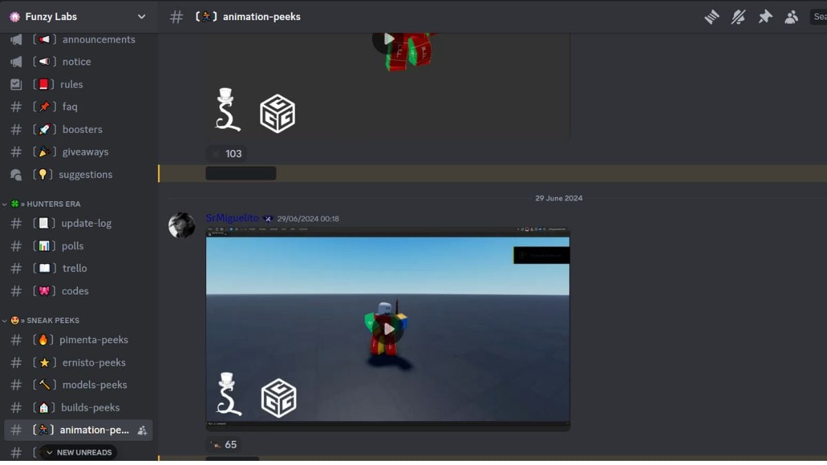 Serveur d'animation du serveur Discord de Hunter Era