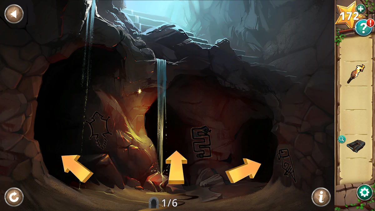 Traverser le labyrinthe de tunnels dans le chapitre 2 d'Adventure Escape Mysteries Hidden Ruins