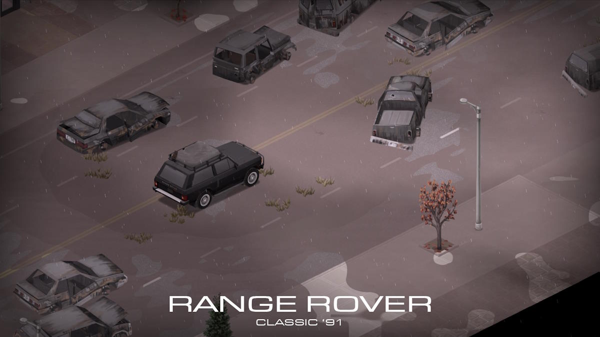 Le mod Range Rover par KI5 dans Project Zomboid.
