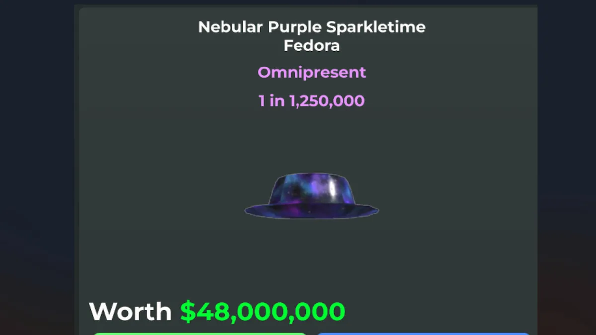 L'objet Nebula Sparkletime dans Void Fishing