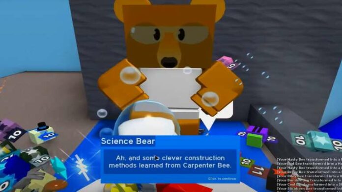 Comment terminer les quêtes de l'ours scientifique à Beesmas 2024 - Roblox
