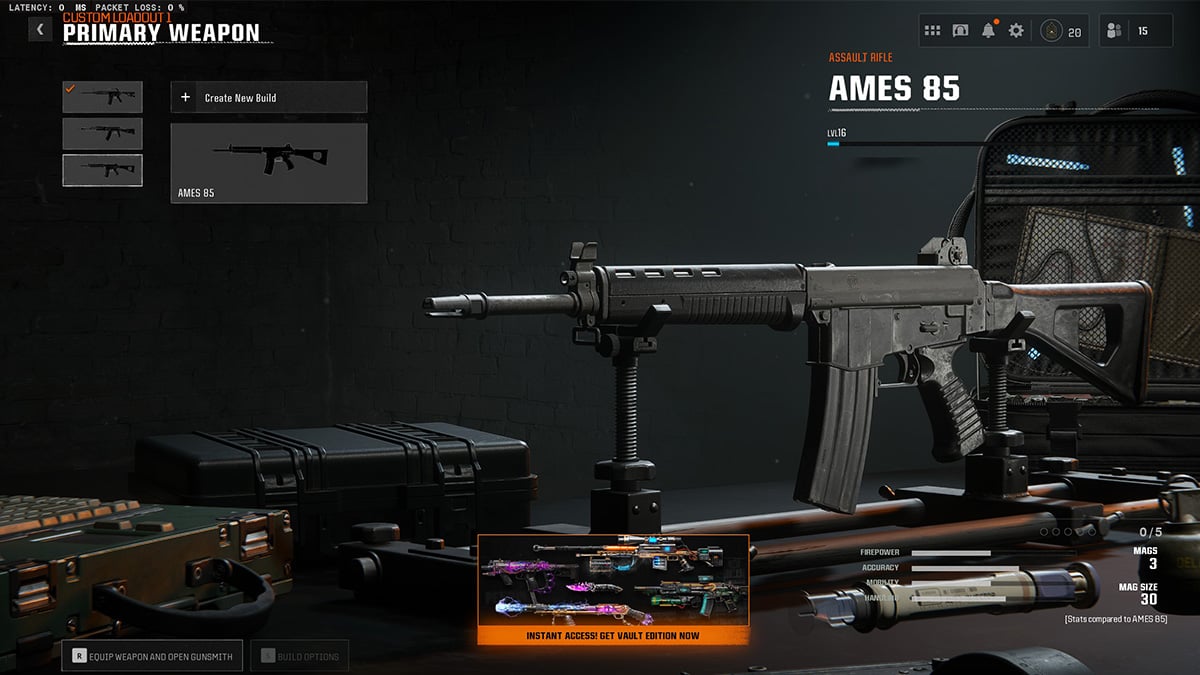 Le fusil d'assaut Ames 85 dans Call of Duty: Black Ops 6