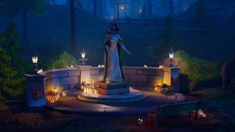 Où trouver la statue commémorative et s'accroupir dans Fortnite (carte)