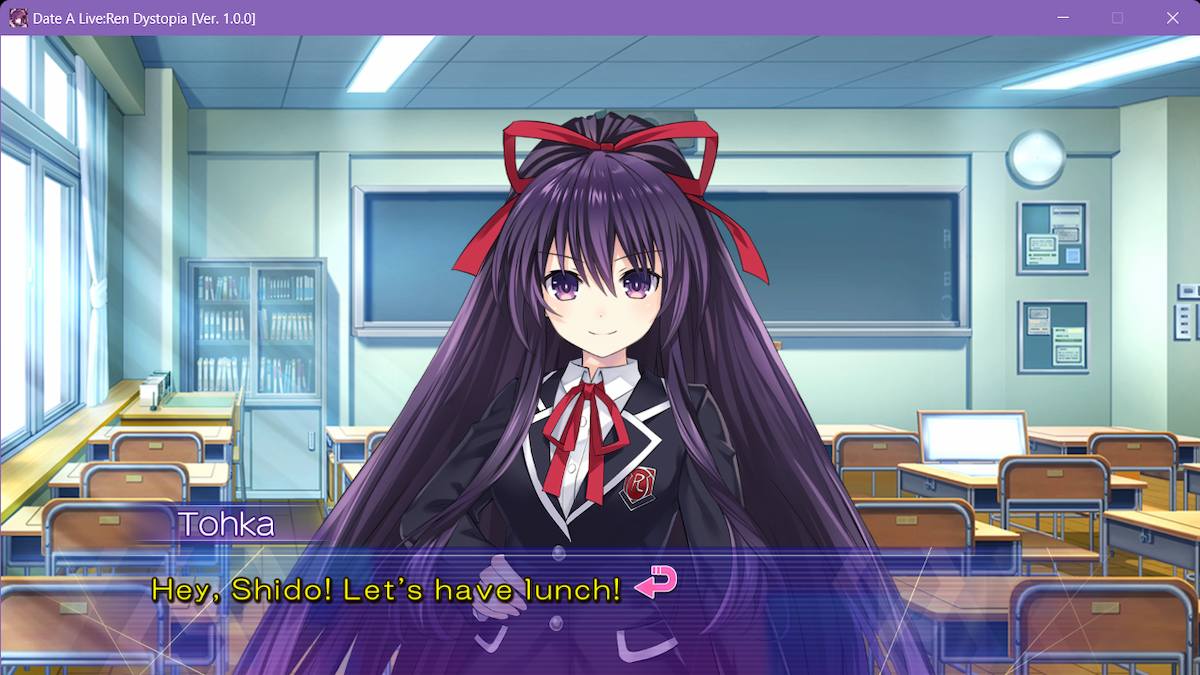 Tohka dans DATE A LIVE : Ren Dystopie.