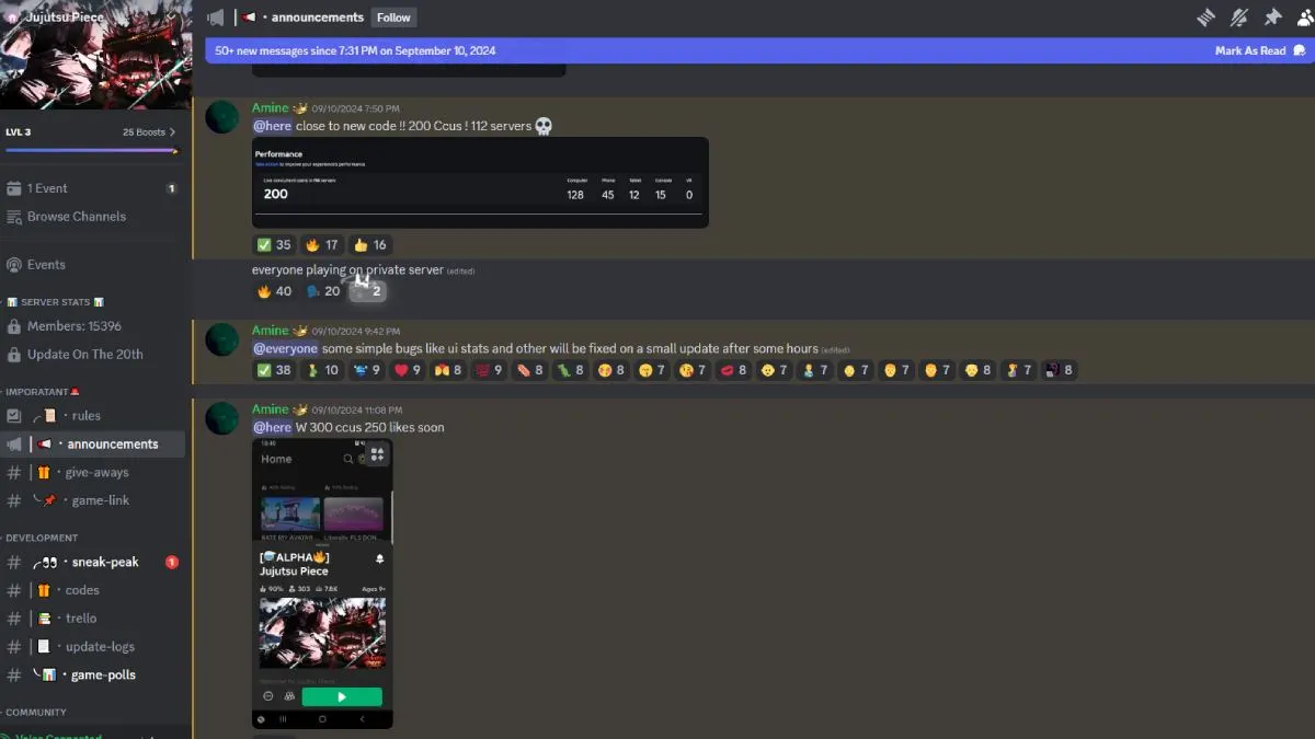 Serveur Discord Jujutsu Piece