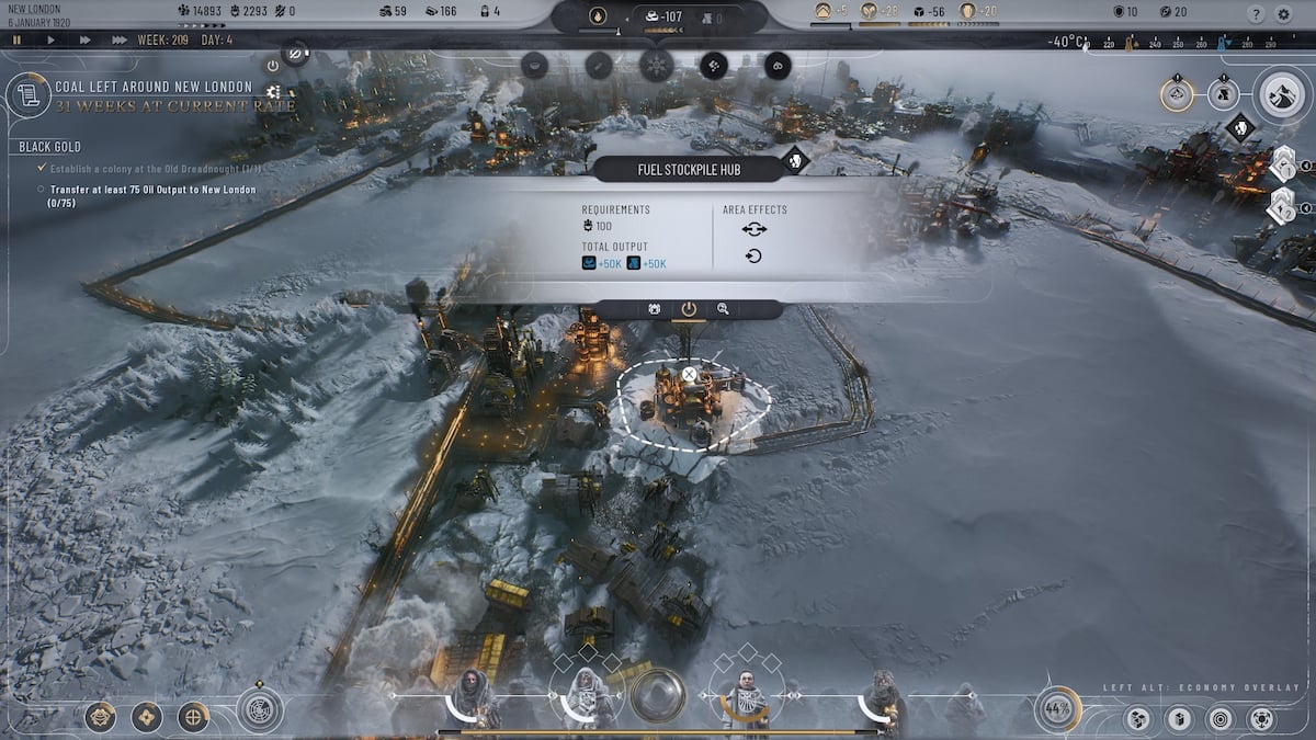 Frostpunk 2 laisse une pointe hexagonale