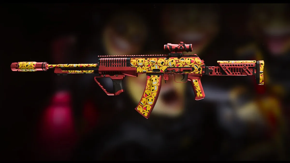 Le skin Laugh, Cry, Die pour le SVA 545 dans Modern Warfare 3.