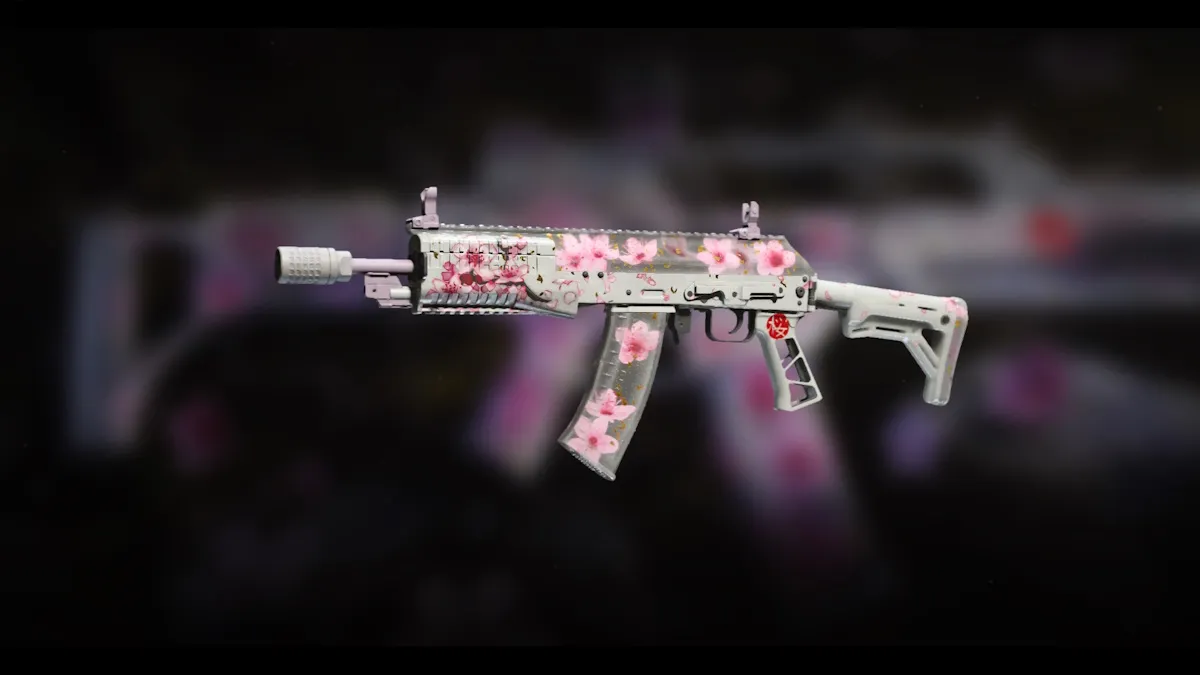 Le skin Hazakura pour le SVA 545 dans Modern Warfare 3.