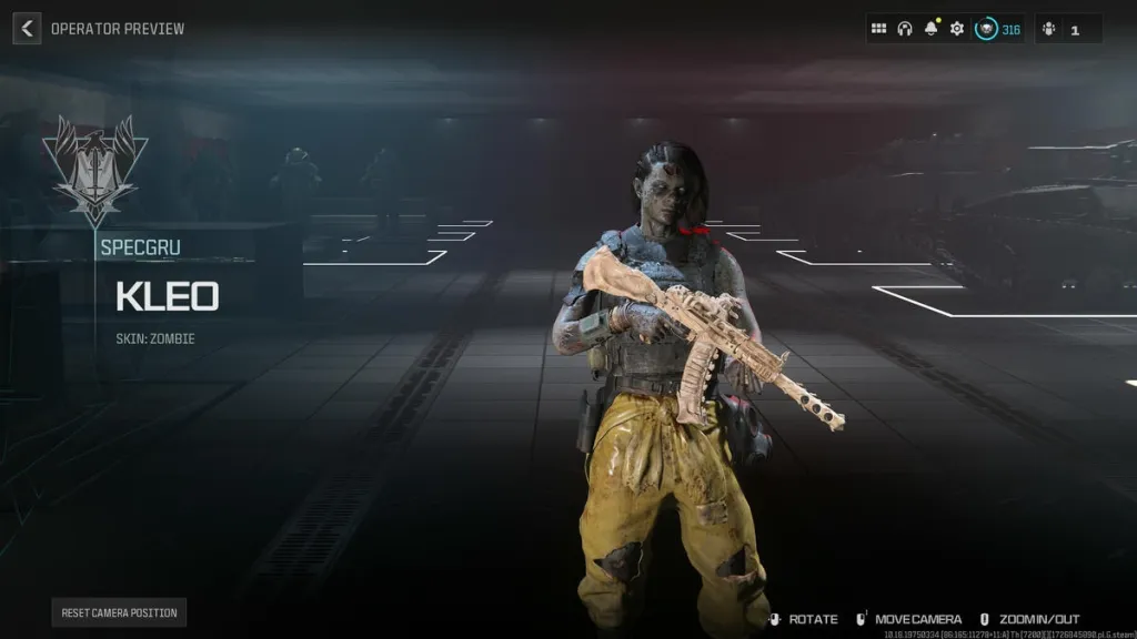 Skin d'opérateur Zombie pour Call of Duty Warzone