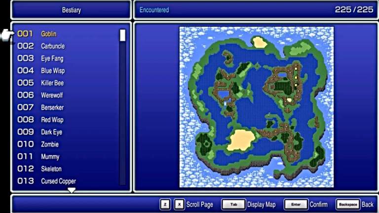 Bestiaire et lieux de Final Fantasy 3 Pixel Remaster