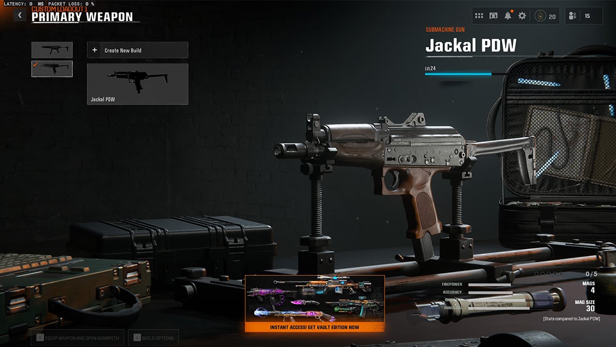 Le pistolet mitrailleur Jackal PDW dans Call of Duty: Black Ops 6