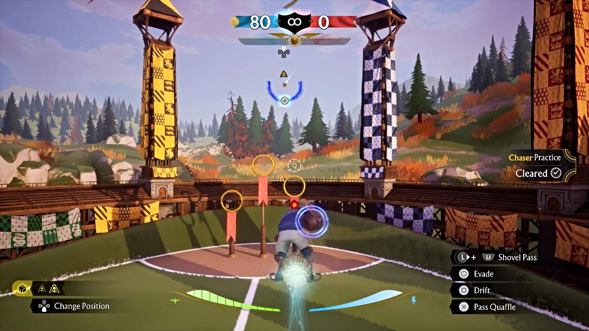 Gameplay de Chaser dans Harry Potter Quidditch Champions