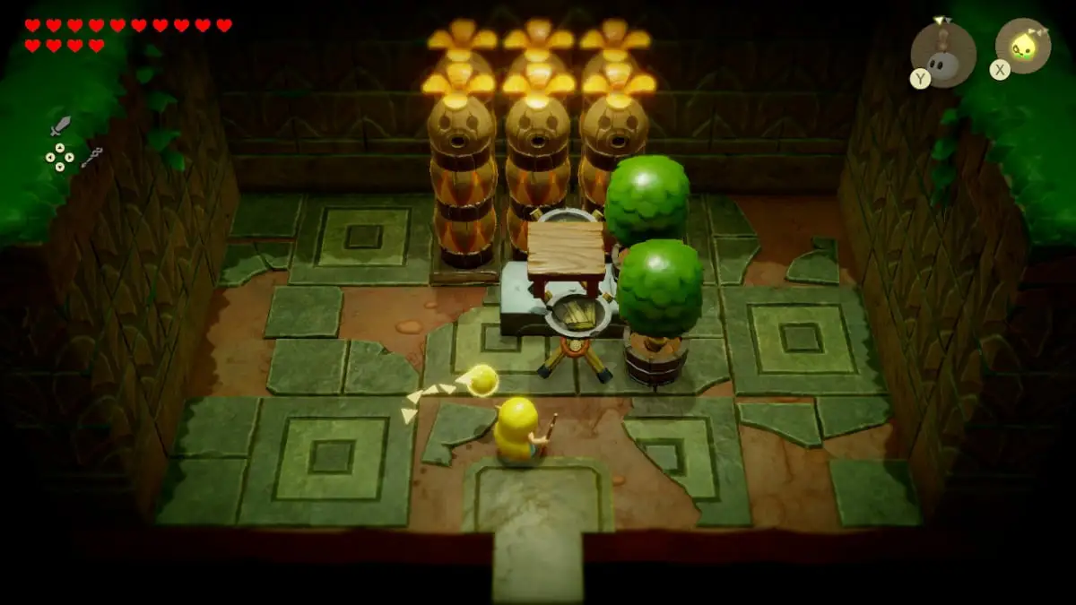 Résoudre une énigme dans la prison Deku Scrub dans Legend of Zelda : Echoes of Wisdom