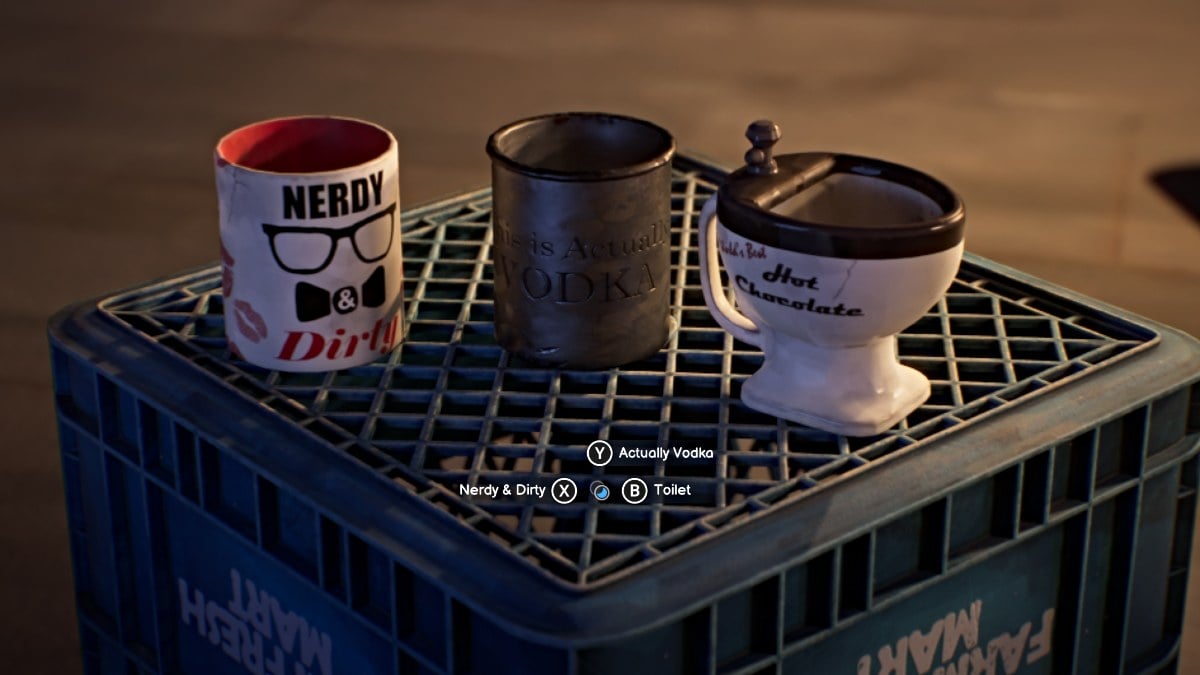 Boire des tasses dans Life is Strange Double Exposure