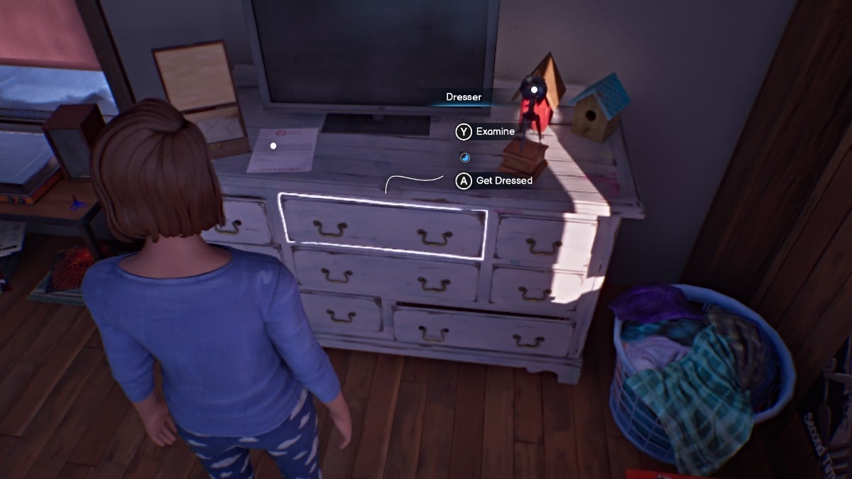 La commode de Max dans Life is Strange, double exposition