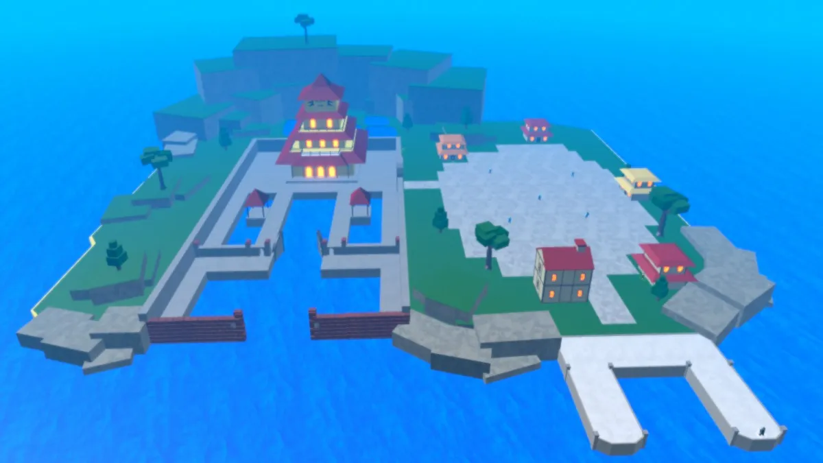 Shark Island dans King Legacy sur Roblox.