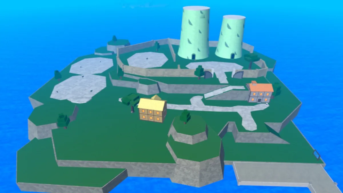 Soldier Island dans King Legacy sur Roblox.