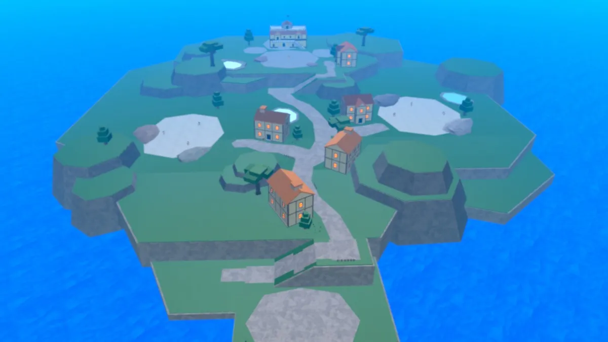 Pirate Island dans King Legacy sur Roblox.