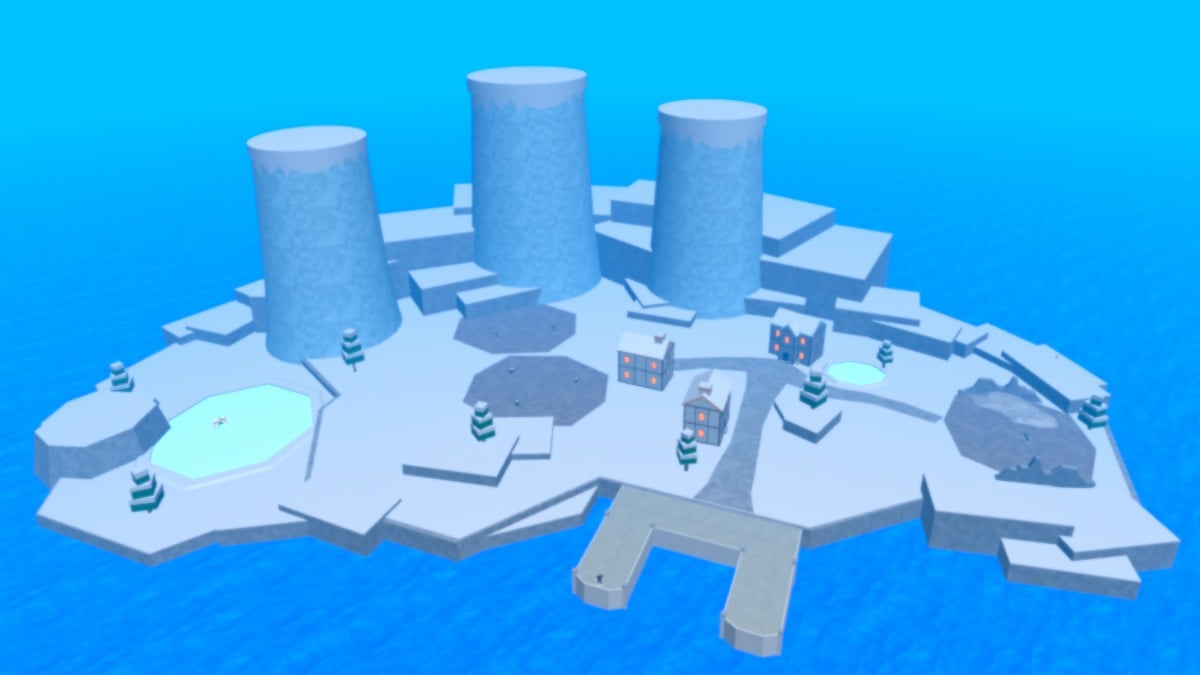 Snow Island dans King Legacy sur Roblox.