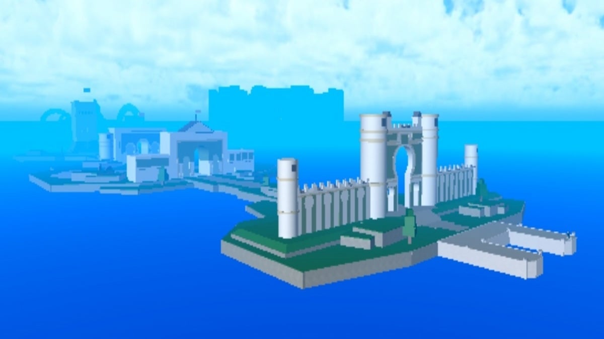 Lobby Island dans King Legacy sur Roblox.