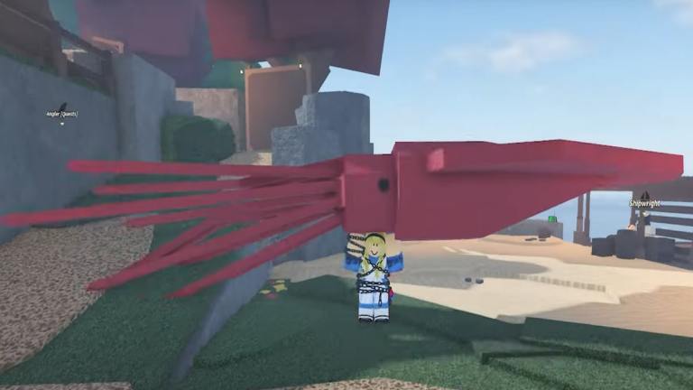 Comment attraper le calmar colossal dans Roblox Fisch