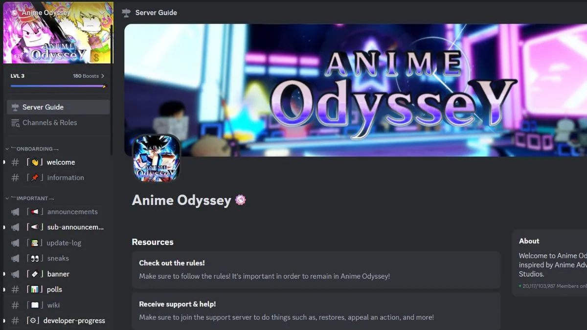 Lien du serveur Roblox AO Discord