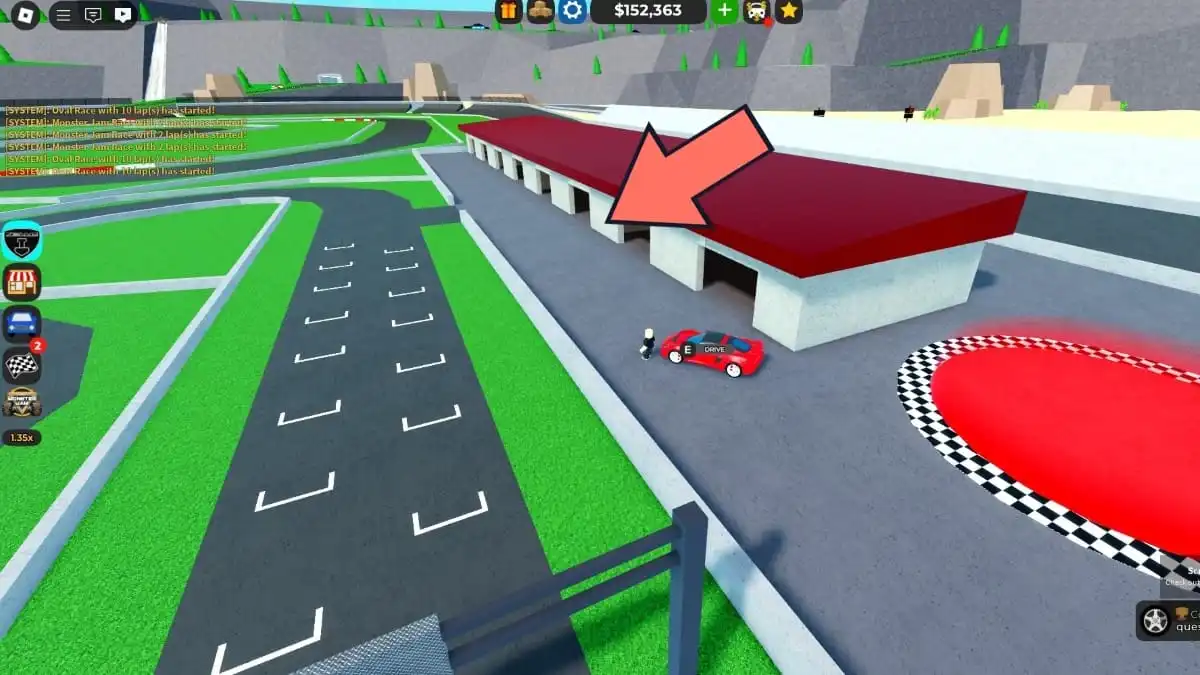 Emplacement des disques de frein de la voiture Zenvo dans Car Dealership Tycoon